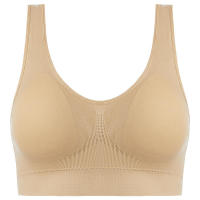 Sujetador deportivo de color sólido para mujer, top de fiesta, gimnasio, yoga, entrenamiento atlético, suave, acolchado - details 35