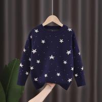 2025 Ins nuevos suéteres de invierno para niñas suéter de estrella prendas de punto ropa para niños - details 3