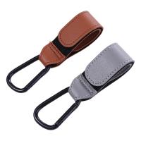Bolsas colgantes giratorias de cuero PU, mosquetón de aleación de aluminio, ganchos para cochecito, Clips, gancho para cochecito, organizador de carrito, bolsa de bebé, gancho para cochecito - details 17