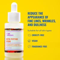 Good Molecules Super Peptide Serum - Suero facial antienvejecimiento con péptidos y tripeptidos de cobre para rellenar y reafirmar - Cuidado de la piel a base de agua para el rostro - details 1