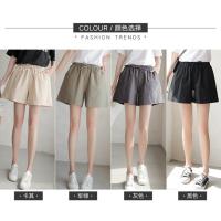 Verano nuevo algodón suelto crepé de gran tamaño de las mujeres pantalones cortos deportivos y de ocio de las mujeres pantalones anchos. - details 3
