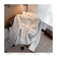 Chaqueta tipo suéter de estilo francés para mujer, cárdigan de punto súper hermoso grueso y de alta gama para otoño e invierno - details 19