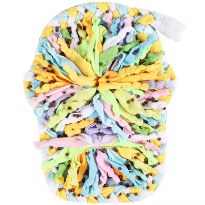 Juguete para perros de comida lenta, rompecabezas para ocultar comida, juego de entrenamiento, almohadilla interactiva de descompresión con olor - 1