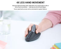 Logitech MX Ratón Inalámbrico y Ergonómico Recargable por USB 2.4GHz Ideal para Oficina - details 5
