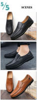 Mocasines de piel auténtica sin cordones para hombre, calzado informal de alta calidad, talla grande 38-47, primavera y verano - details 4