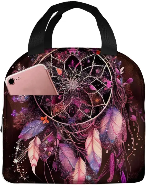 Fiambrera con aislamiento facial para hombre y mujer, bolsa de almuerzo reutilizable, bonita bolsa de mano - 1