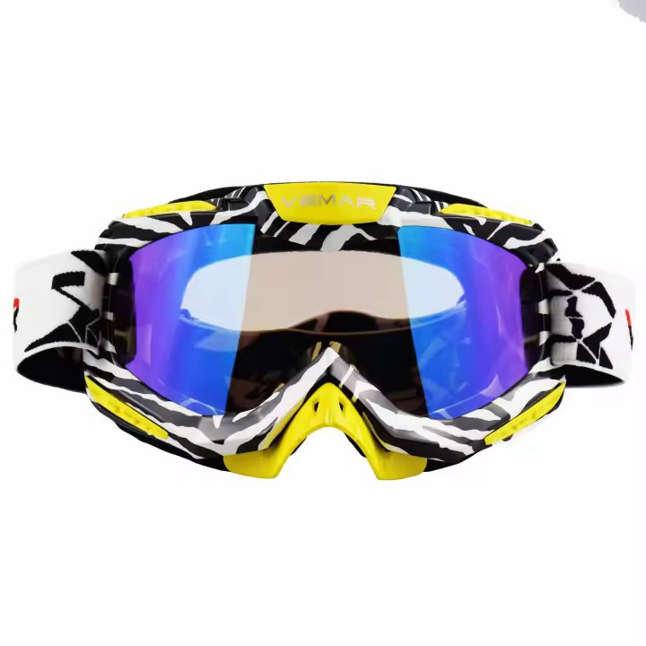 Casco Off-road VEMAR Gafas de Motocross con Protección UV Flexibilidad y Alta Resistencia - 1