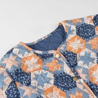 BUNO-2025 otoño nueva ropa de mujer estilo europeo y americano chaqueta de algodón estampada de doble cara simple y versátil a la moda. - details 5