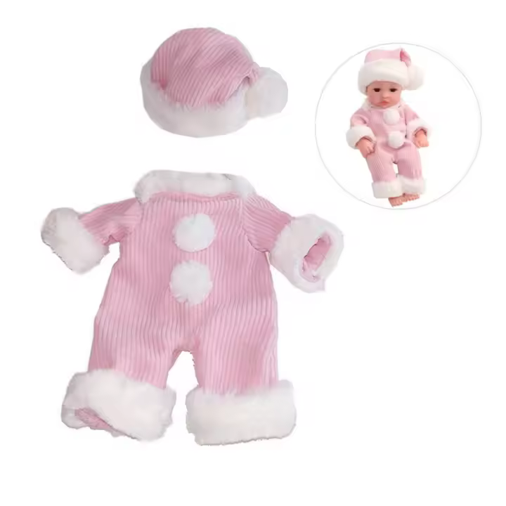 Falda de regalo para niños, suéter, ropa de muñeca, mono, vestido de muñeca de 30cm, pijamas lindos, ropa de muñeca de bebé, muñecas de 12 pulgadas - 1