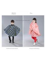 Poncho Impermeable con Capucha para Niños Funda de Lluvia Impermeable para Niños y Niñas - details 8