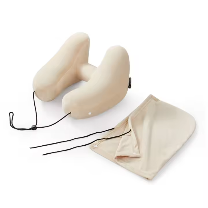 Almohada de Viaje, Almohada Hinchable Viaje para Aviones, Coches y Trenes, Almohada Cervical Viaje para Aliviar el Dolor Cervical, Almohadas Avion para tu Kit de Viaje - 1