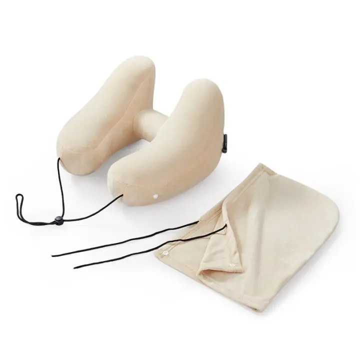 Almohada de Viaje, Almohada Hinchable Viaje para Aviones, Coches y Trenes, Almohada Cervical Viaje para Aliviar el Dolor Cervical, Almohadas Avion para tu Kit de Viaje - 1