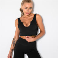 Sujetador deportivo sin costuras para mujer, yoga, correr - details 8