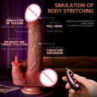 Vibrador Realista en Forma de Pénis Estimulación de Clímax Facial y Anal - details 1