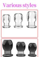Leten Hollow Butt Plug SM Enema espéculo entrenador expansor Anal dilatador limpieza del ano BDSM Buttplug juguetes sexuales para mujeres - details 1