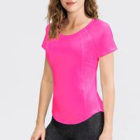Tops de Yoga para Mujer Camiseta Deportiva Transpirable para Entrenamiento Físico, Correr, Yoga - details 2