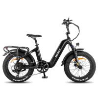 FAFREES F20 Master Bicicleta Eléctrica, Marco de Fibra de Carbono, Motor de 500W, Batería de 48V 22.5Ah, Neumáticos de 20*4,0 Pulgadas de Espesor, Frenos hidráulicos dobles, SHIMANO de 7 Velocidades, Pantalla LCD en color, Negro - details 13