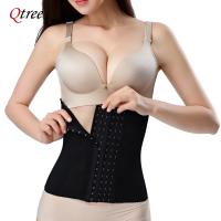 Qtree-vestido adelgazante para mujer, cinturón de entrenamiento de cintura, faja moldeadora de vientre, moldeador de cuerpo, correas de compresión de grasa, corsé con gancho firme - details 7