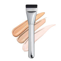 Brocha plana para base de maquillaje para mujeres y niñas, brocha cosmética con mango ergonómico, suministros cosméticos - details 1
