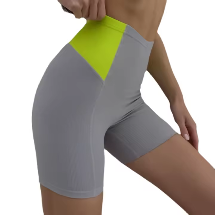Pantalones cortos de Yoga para mujer, mallas deportivas transpirables de cintura alta para correr, entrenamiento de verano - 1