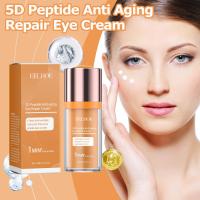 Crema de Ojos Anti-Edad 5D Peptida Estiramiento de Perfil de Ojos, Adiós a las Arrugas, Reparación Hidratante Herramientas de Cuidado de la Piel Facial - details 1