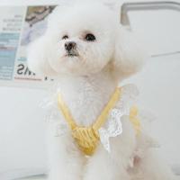 Vestido de Manga Fresco para Perros de Verano Ropa de Mascota de Encaje para Cachorros y Bichon Yorkie Suministros para Mascotas Sudaderas - details 15