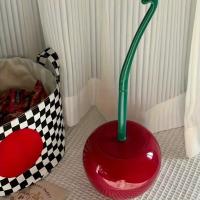 A Fun, Hidden Design, Novelty Cherry Toilet Brush, Creative Toilet Brush, Toilet Brush with Holder - details 2