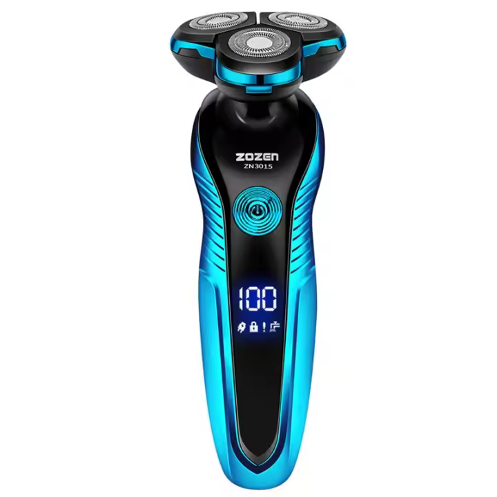 Afeitadora Eléctrica Lavable y Recargable Cortapelo para Hombres Máquina de Afeitar Húmeda y Seca - 1