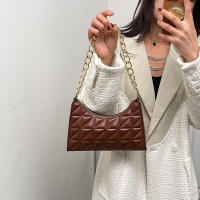 Bolso de hombro Hobo para mujer, bolso de cadena, a cuadros, de moda, avanzado, nueva tendencia - details 26