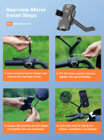 QOOVI-Soporte de teléfono móvil para bicicleta, accesorio para bicicleta, GPS, a prueba de golpes, para iPhone 14 Pro, Samsung y Xiaomi - details 10