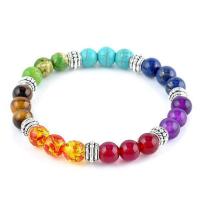 Pulsera de Cuentas Naturales con Volcánica y Ágata - Sistema Solar, Joyería Única para Mujer, Regalo Ecológico y Espiritual, Bisutería de Lujo - details 3