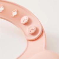 Baberos impermeables de silicona para bebé, delantal con lazo bonito, ajustable, suave, alimentación - details 9