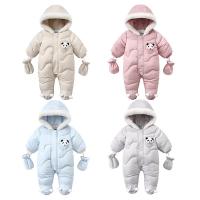 Pelele de invierno para bebé recién nacido, mono cálido con guantes de Panda para niño, ropa infantil de algodón y terciopelo, ropa con capucha para niña de 0 a 18M - details 26