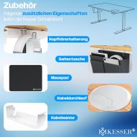 Escritorio eléctrico regulable en altura, escritorio ergonómico de bipedestación, control de memoria de 3 funciones, incl. Ruedas de 360° °   y Puerto de Carga USB, 120x60 cm - Beige - details 1