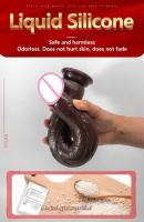 Leten-consolador largo negro de silicona suave, masturbadores vaginales, juguete erótico, Juguetes sexuales para mujeres, pareja y adultos - details 6