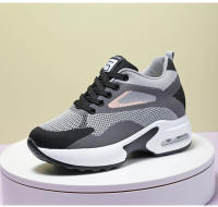 Zapatillas deportivas de gran tamaño para mujer Altura interior de 8cm, suela suave, zapatos de malla, estilo casual - details 14