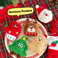 Llavero de Peluche de Navidad Kawaii Muñeco Relleno de Dibujos Animados de Papá Noel - details 3