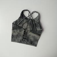 Sujetador deportivo de belleza para mujer, Top transpirable, Tie-Dye, Top corto para gimnasio, Push Up, Top de entrenamiento - details 8