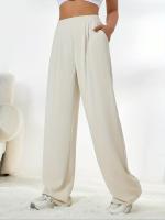 Pantalones de Algodón para Mujer de Cintura Alta y Piernas Anchos Tendencia Harajuku, Estética Coreana - details 19