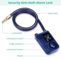 Alarma de Vibración para Motocicleta Anchtek con Control Remoto Inalámbrico 110dB Cable de Bloqueo Impermeable para Scooter y Bicicleta - details 4