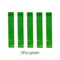 5 unids/set bandas de goma de resistencia para Yoga, bandas elásticas para culturismo, bandas de ejercicio para Pilates, cinturón expansor, equipo de Fitness - details 4