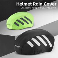 Gorros de bicicleta con cordón, cubierta de lluvia con tira reflectante, a prueba de viento, impermeable, Universal para cascos de ciclismo - details 0