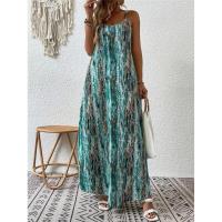 Falda larga estampada de verano a la moda para mujer, informal, ropa de mujer - details 4