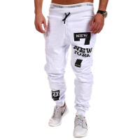 Pantalones deportivos informales con letras para hombre, diseño de estampado Hip Hop, nuevo estilo - details 4