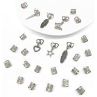 26 Uds. De mariposas ahuecadas para el pelo, candados para rastas, Clips de Metal para puños, cuentas para rastas, abalorios para trenzado de cabello, tubos para trenzas - details 5