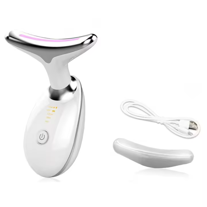 Masajeador Reductor Ems Y Led, 7 modos, elevación de Cuello Y Papada - 1