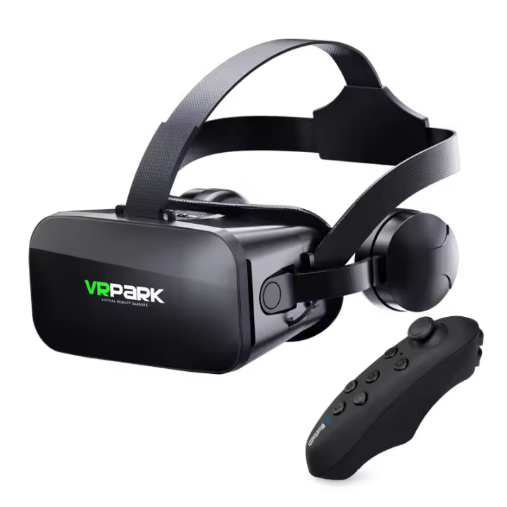 J20-Gafas de realidad Virtual 3D para teléfono inteligente, juegos Android, estéreo con controladores de auriculares, 4,7-6,7 - 1