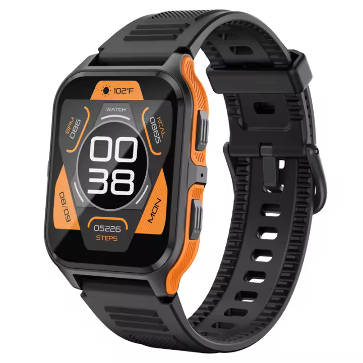 Reloj inteligente deportivo para hombre y mujer, accesorio de pulsera resistente al agua hasta 3ATM con función de presión arterial y frecuencia cardíaca, compatible con Android e IOS, 2024 - 1