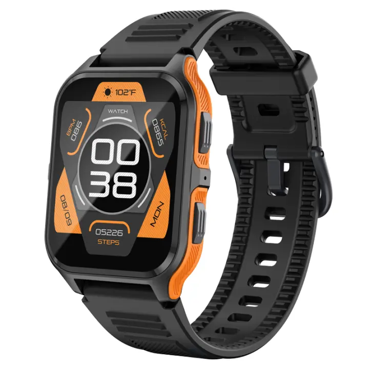 Reloj inteligente deportivo para hombre y mujer, accesorio de pulsera resistente al agua hasta 3ATM con función de presión arterial y frecuencia cardíaca, compatible con Android e IOS, 2024 - 1