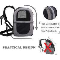 Apollo Walker Mochila transportadora para mascotas para gatos y perros grandes/pequeños, cachorros, características de seguridad y soporte acolchado para la espalda, para viajes, senderismo, uso al - details 3